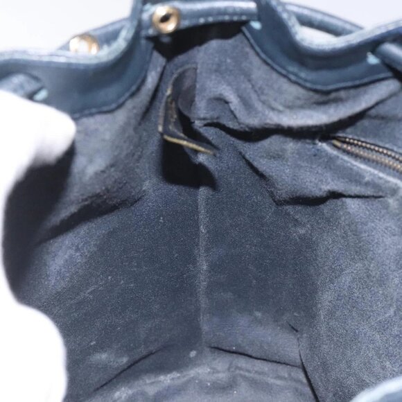 MCM Vicetos Logogram Shoulder Bag PVC Leather White Auth 114486 - Picture 14 of 16